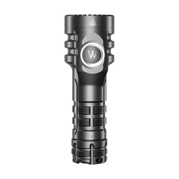 E6 Small Steel Cannon Strong Flashlight - 900 Lumen