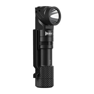 wuben L1 2000 Lumens Flashlight - Dual Light Sources Flashlight with 180° Rotating Head