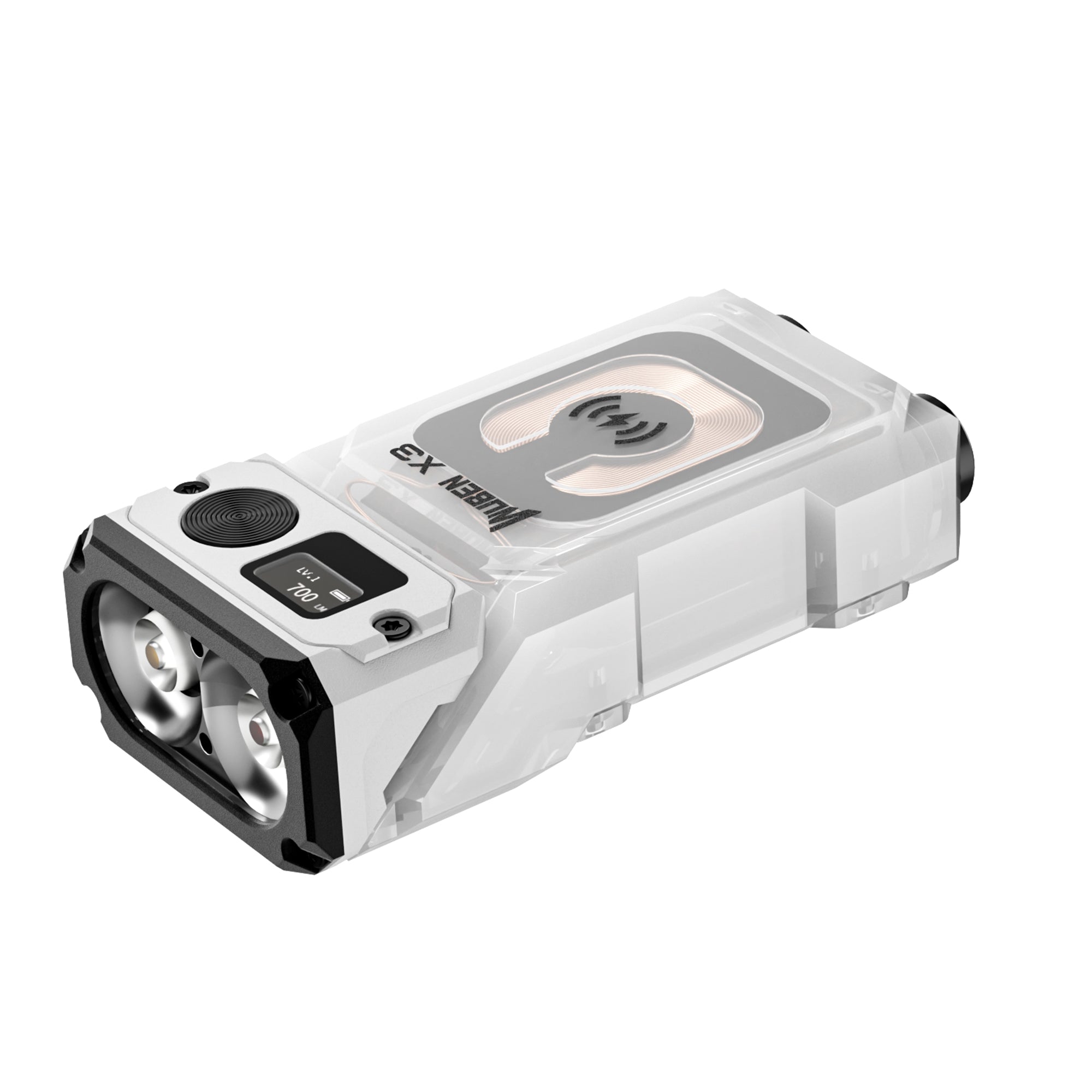 【新品未開封】WUBEN X3 蓄光ホワイト Lightok Wuben X3 Owl EDC Flashlight - Your Best Owl Light Choice